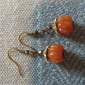 Pumpkin Earings 🎃